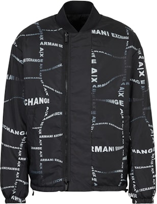 아르마니 익스체인지 블랙 레터 스트라이프 프린트 자켓 3RZB04-ZNKRZ-152AG Buy 아르마니 익스체인지 블랙 레터 스트라이프 프린트 자켓 3RZB04-ZNKRZ-152AG