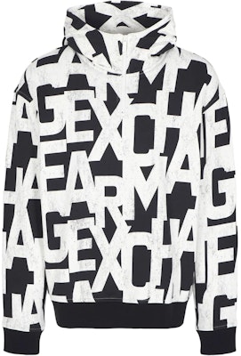 阿玛尼AX 黑色logo印花半拉链连帽衫 FW24. 6DZMLB-ZJ4XZ-52AN Order 阿玛尼AX 黑色logo印花半拉链连帽衫 FW24. 6DZMLB-ZJ4XZ-52AN