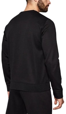 阿玛尼AX黑色宽松字母印花圆领卫衣 8NZM87-Z9N1Z-1200 Shop 阿玛尼AX黑色宽松字母印花圆领卫衣 8NZM87-Z9N1Z-1200