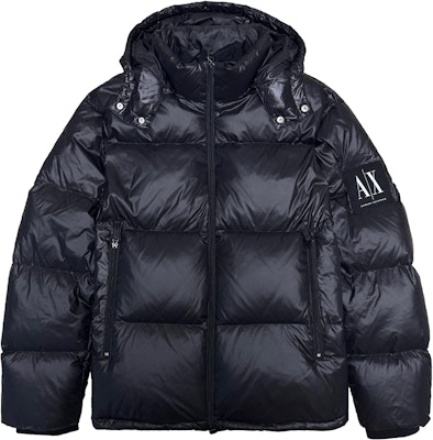 알마니 익스체인지 블랙 후드 긴팔 다운 집업 자켓 8NZB70-ZNYNZ-11200 Buy 알마니 익스체인지 블랙 후드 긴팔 다운 집업 자켓 8NZB70-ZNYNZ-11200