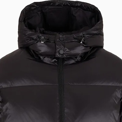 알마니 익스체인지 블랙 후드 긴팔 다운 집업 자켓 8NZB70-ZNYNZ-11200 Lookbook 알마니 익스체인지 블랙 후드 긴팔 다운 집업 자켓 8NZB70-ZNYNZ-11200