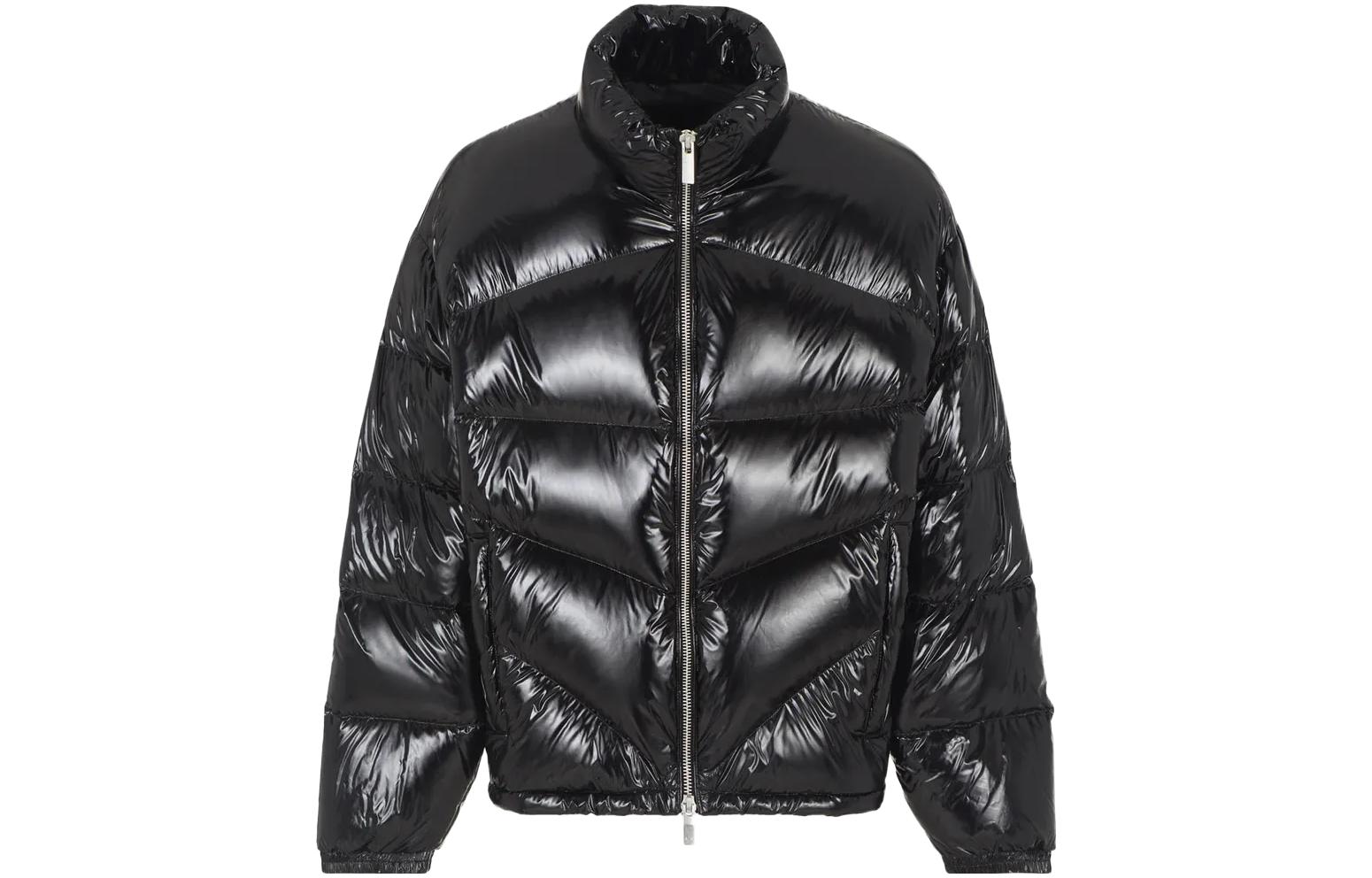 ARMANI EXCHANGE  Black Stand Collar Zip-Up Jacket 6RZBL3-ZN2RZ-11200