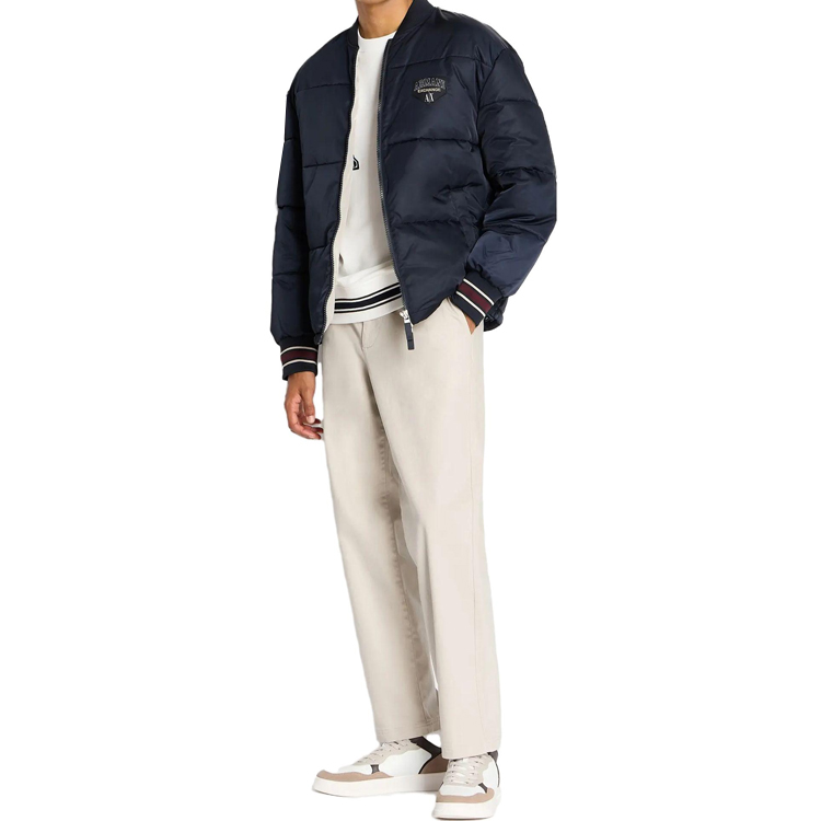 Purchase ARMANI EXCHANGE Jaket Kasual Kapas dengan Logo dan Zip. 6RZB23-ZNJ7Z-1510