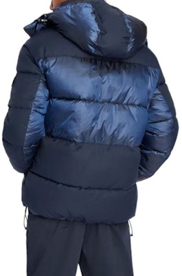 ARMANI EXCHANGE Contrast Hooded Cotton Jacket in Navy Blue 6LZK34-ZNWHZ-85BS Shop ARMANI EXCHANGE Contrast Hooded Cotton Jacket in Navy Blue 6LZK34-ZNWHZ-85BS