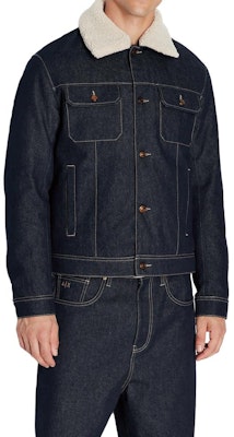 阿玛尼AX 牛仔蓝棉质夹克配可拆绒面革领。 6RZB48-Z1X5Z-1500 Shop 阿玛尼AX 牛仔蓝棉质夹克配可拆绒面革领。 6RZB48-Z1X5Z-1500