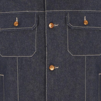 阿玛尼AX 牛仔蓝棉质夹克配可拆绒面革领。 6RZB48-Z1X5Z-1500 Sizing 阿玛尼AX 牛仔蓝棉质夹克配可拆绒面革领。 6RZB48-Z1X5Z-1500