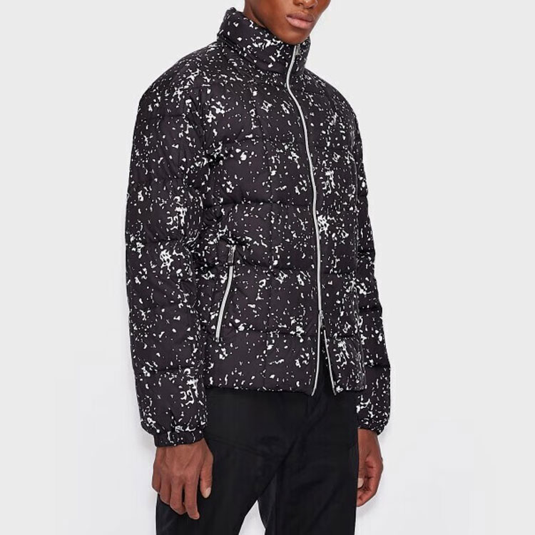 Purchase 아르마니 익스체인지 풀프린트 집업 코튼 자켓 - 블랙 6KZB06-ZNKRZ-9213