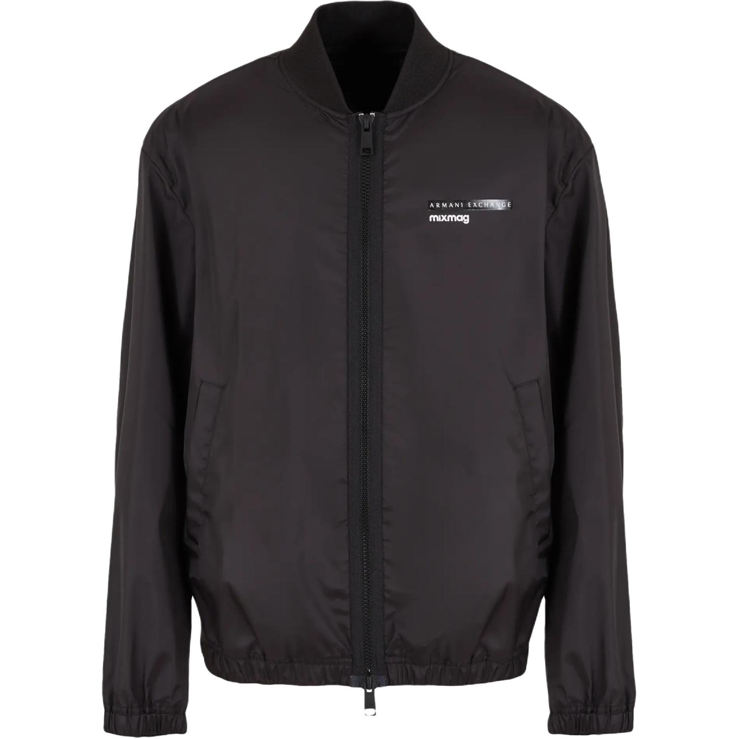ARMANI EXCHANGE  Lightweight Zip-Up Jacket with Logo SS24 Black 3DZB20-ZN4EZ-1200 圖 2