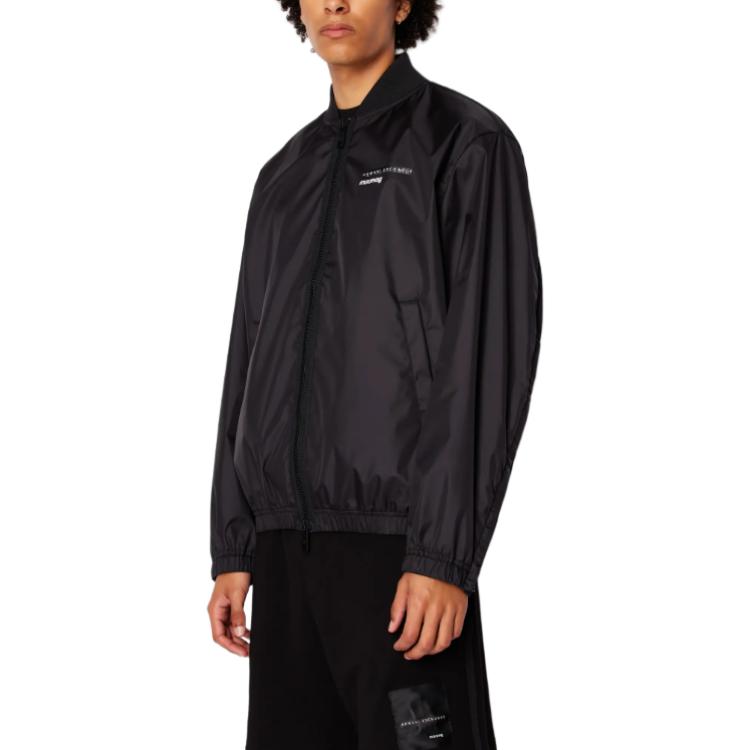 ARMANI EXCHANGE  Lightweight Zip-Up Jacket with Logo SS24 Black 3DZB20-ZN4EZ-1200 圖 3