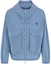 Order ARMANI EXCHANGE Logo Embroidered Hooded Jacket Misty Blue SS24. 6DZBL7-ZN5HZ-15DU