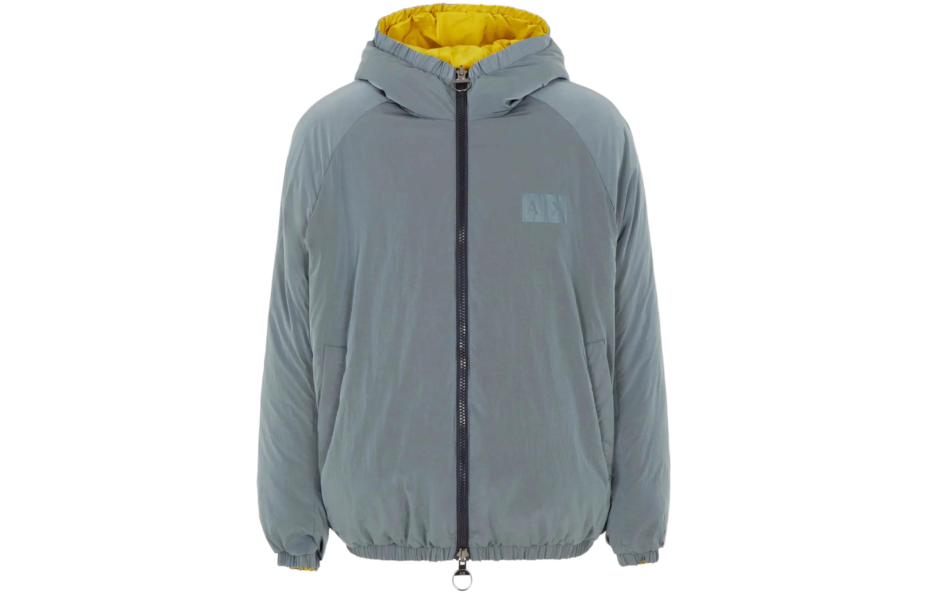 Order ARMANI EXCHANGE Jaket Kapas Berhud Cetak Logo Pelbagai Warna. 6RZB43-ZNXXZ-29BE