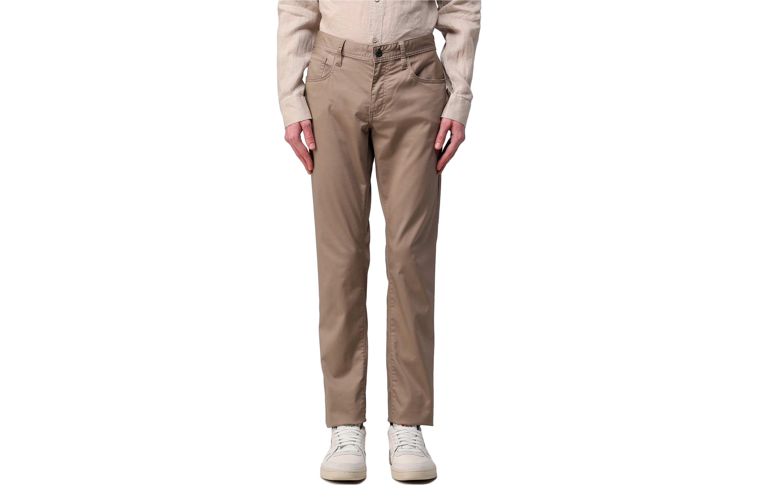 ARMANI EXCHANGE  Loose Fit Straight Casual Pants Brown. 8NZJ13-ZNXQZ-1742