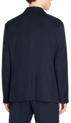 ARMANI EXCHANGE Navy Blazer FW23 Single-Breasted dengan Logo Besi. 6RZG07-ZNUWZ-1510 Shop ARMANI EXCHANGE Navy Blazer FW23 Single-Breasted dengan Logo Besi. 6RZG07-ZNUWZ-1510
