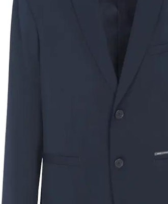 ARMANI EXCHANGE Navy Blazer FW23 Single-Breasted dengan Logo Besi. 6RZG07-ZNUWZ-1510 Sizing ARMANI EXCHANGE Navy Blazer FW23 Single-Breasted dengan Logo Besi. 6RZG07-ZNUWZ-1510