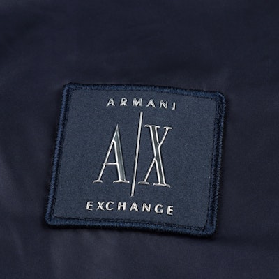 ARMANI EXCHANGE Navy Blue Logo Long Sleeve Jacket. 8NZBP9-ZNYWZ-1583 Details for ARMANI EXCHANGE Navy Blue Logo Long Sleeve Jacket. 8NZBP9-ZNYWZ-1583