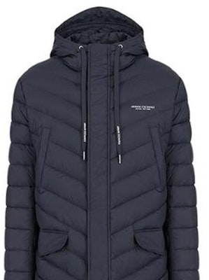 아르마니 익스체인지 네이비 후드 롱 다운 자켓 코트 집업. 8NZL20-ZNW3Z-1583 Details for 아르마니 익스체인지 네이비 후드 롱 다운 자켓 코트 집업. 8NZL20-ZNW3Z-1583