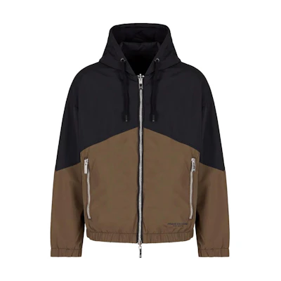 ARMANI EXCHANGE Patchwork Hooded Zip-Up Jacket 6RZBL1-ZN2PZ-122CF