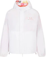 Order Armani Exchange 雙面Logo印花連帽外套 - 白色 3RZB46-ZN1CZ-21BV