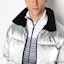 Details for ARMANI EXCHANGE 銀色高領拉鏈棉質外套 字母印花 6RZB45-ZNPTZ-11987