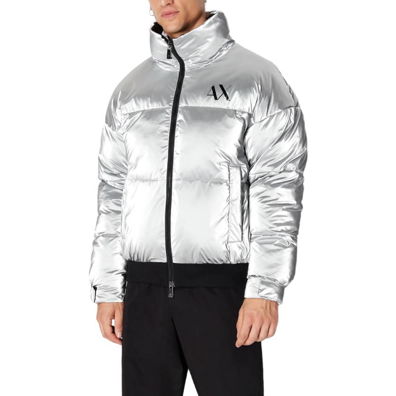 Details for 아르마니 익스체인지 실버 로고 프린트 캐주얼 코튼 자켓. 6RZB45-ZNPTZ-1987