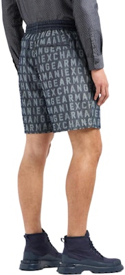 ARMANI EXCHANGE 修身灰色印花牛仔短裤 5英寸款式 3DZSD1-Z1WAZ-05HC Purchase ARMANI EXCHANGE 修身灰色印花牛仔短裤 5英寸款式 3DZSD1-Z1WAZ-05HC