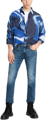 阿玛尼AX 蓝色修身直筒中腰牛仔裤 FW23 6RZJ13-Z28SZ-1500 Purchase 阿玛尼AX 蓝色修身直筒中腰牛仔裤 FW23 6RZJ13-Z28SZ-1500