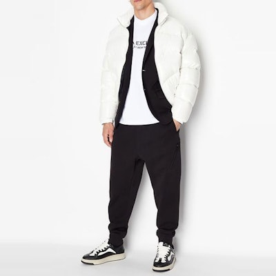 아르마니 익스체인지 솔리드 컬러 스탠드 칼라 다운 재킷 6RZBL3-ZN2RZ-11116 Details for 아르마니 익스체인지 솔리드 컬러 스탠드 칼라 다운 재킷 6RZBL3-ZN2RZ-11116