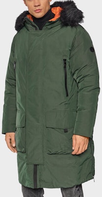 아르마니 익스체인지 솔리드 롱 후드 코튼 재킷 딥 포레스트 그린. 6KZL48-ZNITZ-1863 Details for 아르마니 익스체인지 솔리드 롱 후드 코튼 재킷 딥 포레스트 그린. 6KZL48-ZNITZ-1863