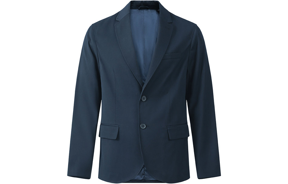 ARMANI EXCHANGE  Solid Single-Breasted Navy Blazer SS23 Collection. 6LZG45-ZNUWZ-1510