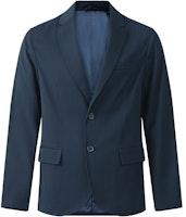 ARMANI EXCHANGE Solid Single-Breasted Navy Blazer SS23 Collection. 6LZG45-ZNUWZ-1510 ARMANI EXCHANGE Solid Single-Breasted Navy Blazer SS23 Collection. 6LZG45-ZNUWZ-1510
