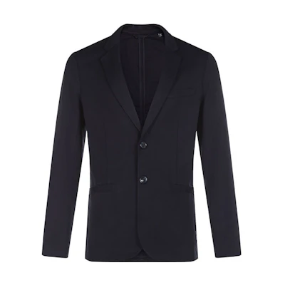 Armani Exchange Solid Single-Breasted Navy Blue Blazer 8NZG77-ZJ6JZ-1510