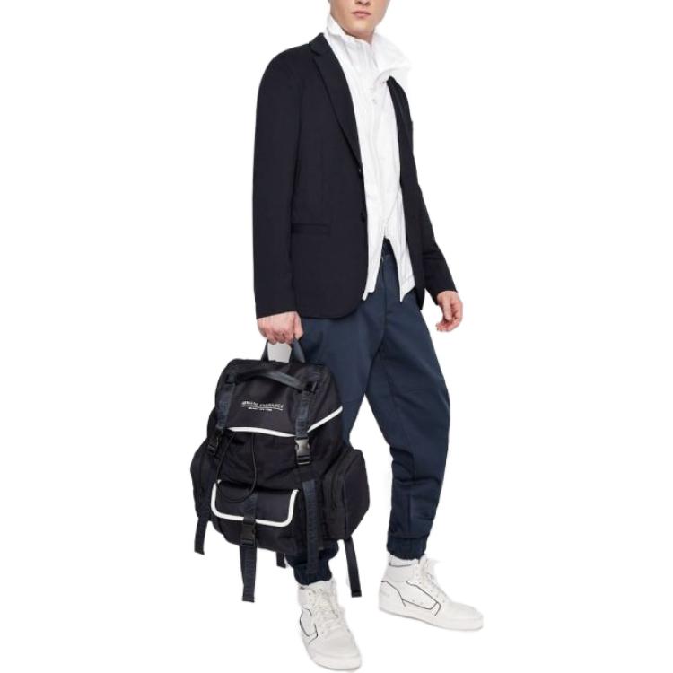 Sizing ARMANI EXCHANGE Blazer de Bolsillo Sencillo de Botón Único. 8NZG77-ZJ6JZ-1200