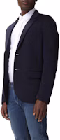 Lookbook ARMANI EXCHANGE 素色V領單排扣西裝外套夹克。 6RZGLB-ZJZGZ-1583