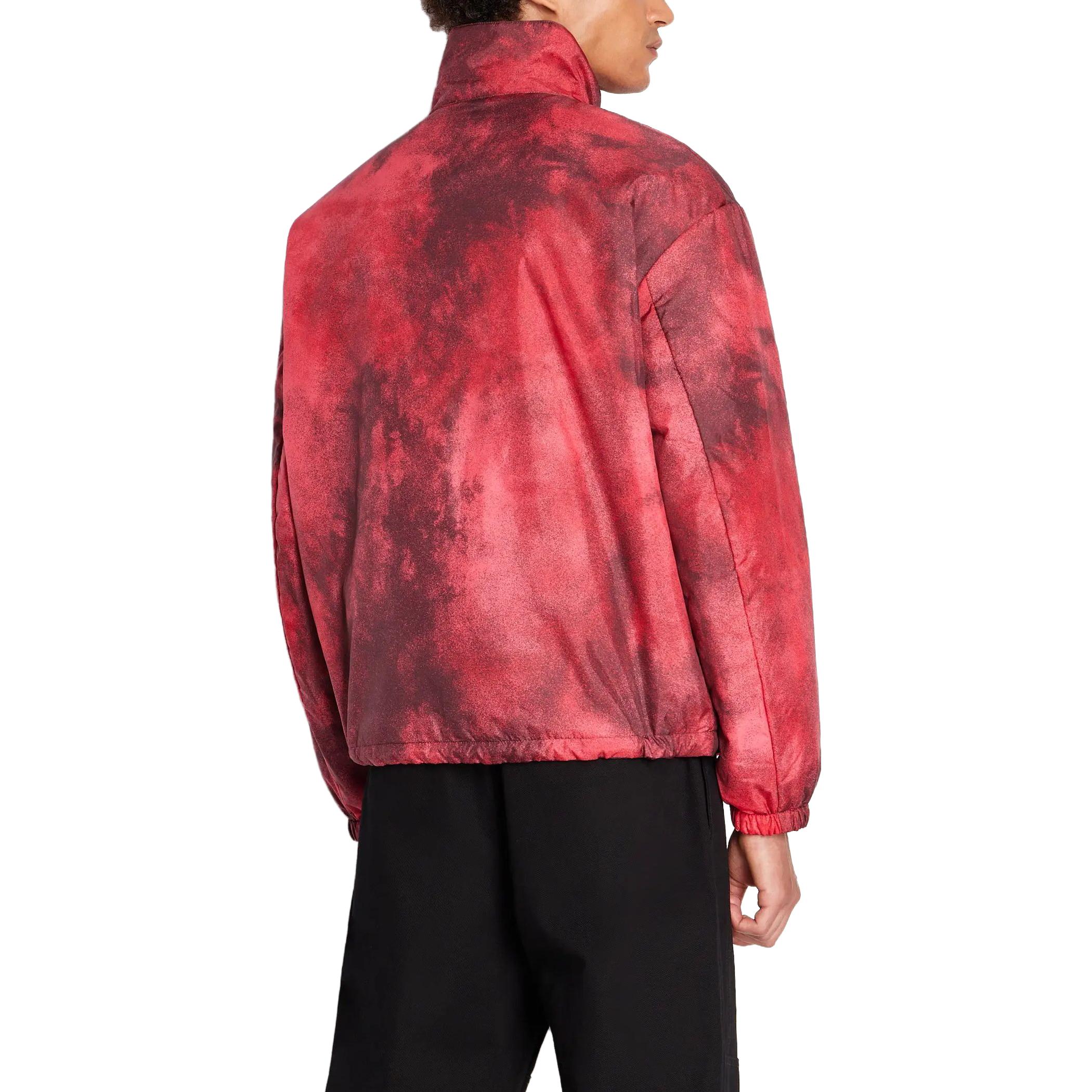 Purchase 아르마니 익스체인지 마룬 컬러 스프레이 프린트 지퍼 코튼 자켓. 6RZB30-ZNKRZ-44AF