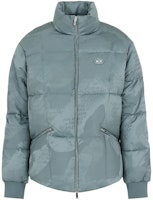 ARMANI EXCHANGE SS24 All-Over Logo Print Puffer Jacket with Stand Collar. 3DZBL4-ZN3HZ-5811 ARMANI EXCHANGE SS24 All-Over Logo Print Puffer Jacket with Stand Collar. 3DZBL4-ZN3HZ-5811
