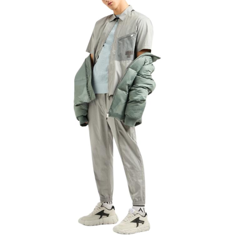 Purchase ARMANI EXCHANGE SS24 Jaket Puffer Logo Print dengan Kerah Berdiri. 3DZBL4-ZN3HZ-5811