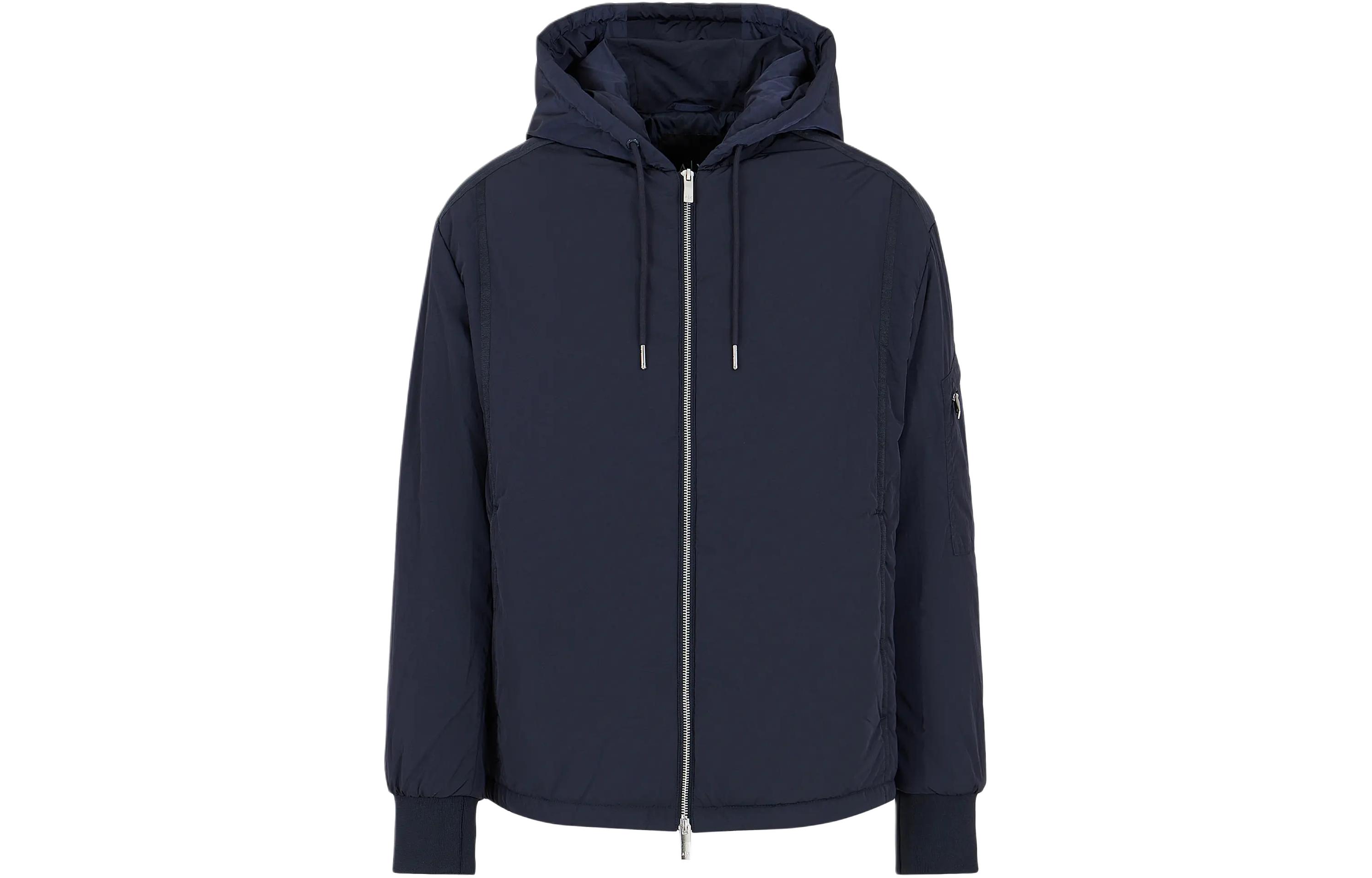 Sizing ARMANI EXCHANGE Jaket Kasual Berjalur Zip-Up Berserta Hud 3DZBL7-ZN3BZ-11888