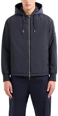 ARMANI EXCHANGE Jaket Kasual Berjalur Zip-Up Berserta Hud 3DZBL7-ZN3BZ-11888 Cheap ARMANI EXCHANGE Jaket Kasual Berjalur Zip-Up Berserta Hud 3DZBL7-ZN3BZ-11888