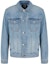 Buy 阿玛尼AX 水洗牛仔长袖短夹克 靛蓝色 SS24. 8NZBP4-Z2P1Z-1500