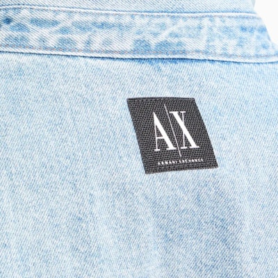 阿玛尼AX 水洗牛仔长袖短夹克 靛蓝色 SS24. 8NZBP4-Z2P1Z-1500 Details for 阿玛尼AX 水洗牛仔长袖短夹克 靛蓝色 SS24. 8NZBP4-Z2P1Z-1500