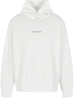 ARMANI EXCHANGE White Hoodie FW24 with Logo and Lettering Design. 6DZMLJ-ZJ4XZ-1116 ARMANI EXCHANGE White Hoodie FW24 with Logo and Lettering Design. 6DZMLJ-ZJ4XZ-1116