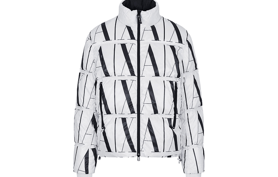 Order 아르마니 익스체인지 화이트 로고 프린트 집업 퍼퍼 자켓 FW22. 8NZBP8-ZNULZ-21BE