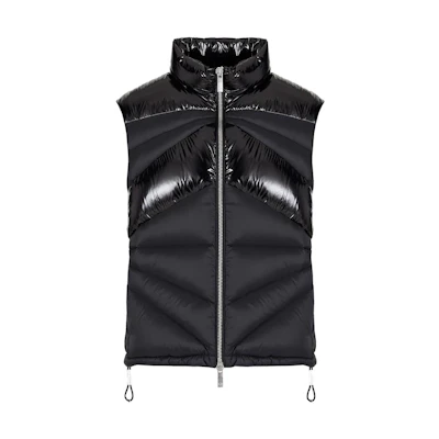 ARMANI EXCHANGE AE Solid Color High-Neck Zip Puffer Vest 6RZQL4-ZN2RZ-11200