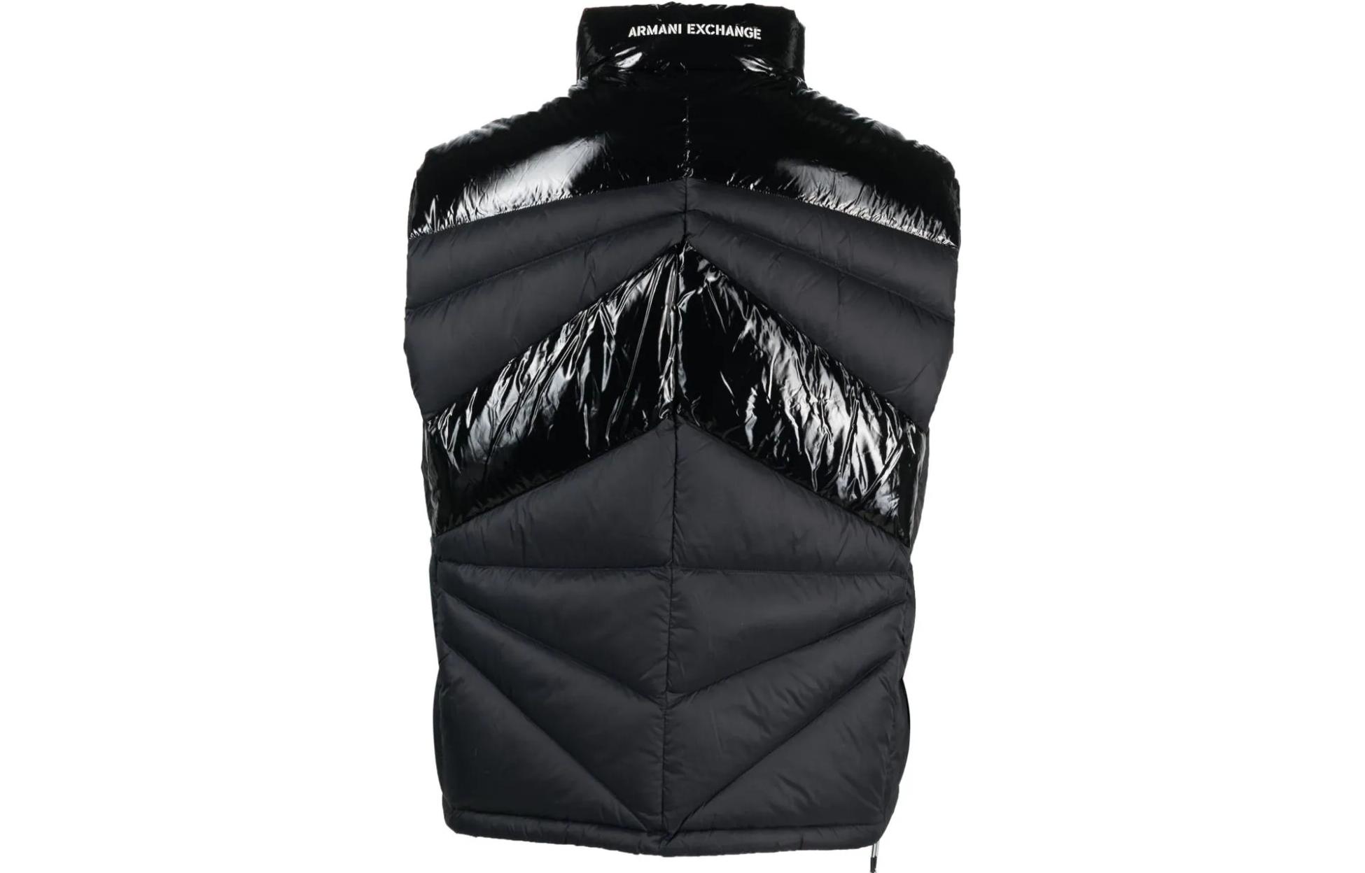 ARMANI EXCHANGE AE  Solid Color High-Neck Zip Puffer Vest 6RZQL4-ZN2RZ-11200 圖 3