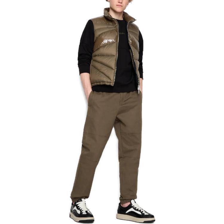 ARMANI EXCHANGE AE  Solid Color High-Neck Zip Puffer Vest 6RZQL4-ZN2RZ-11200 圖 8