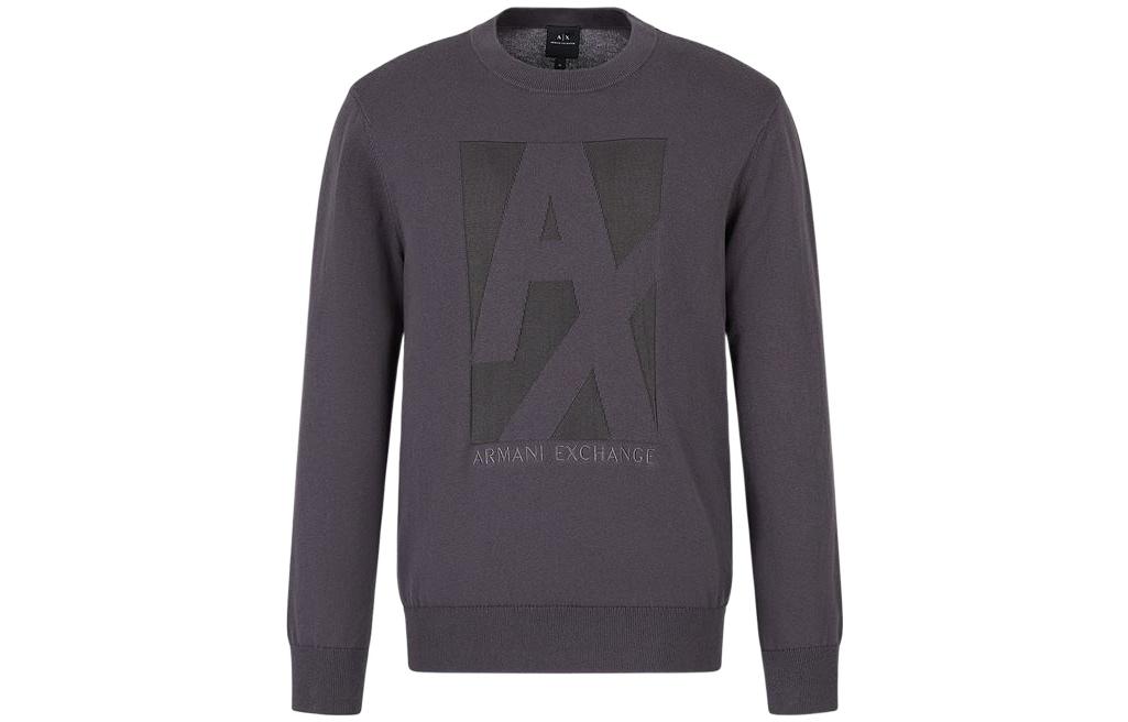 Armani Exchange AE Cotton Crewneck Long Sleeve Sweatshirt 6LZM1G-ZMU7Z-1978