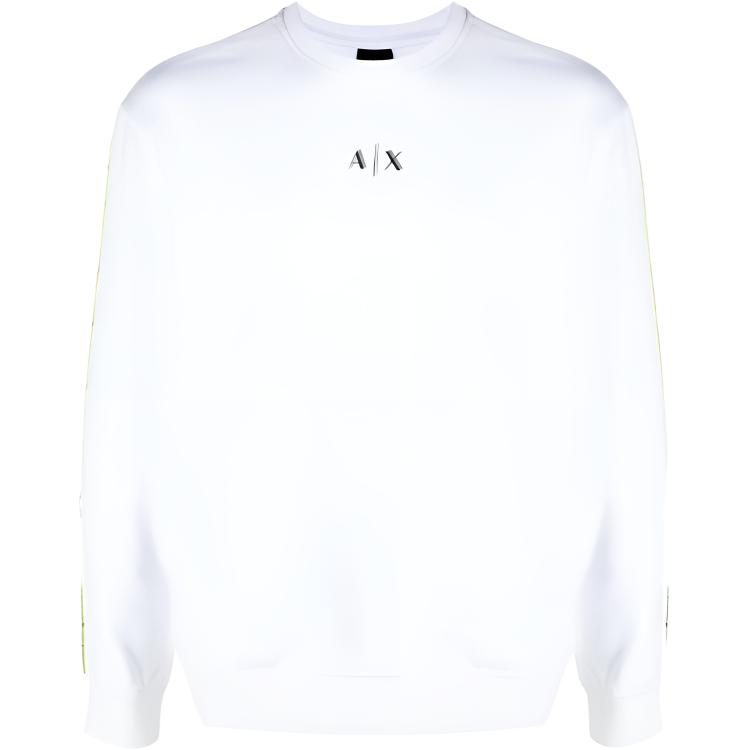 Armani Exchange AE FW21 Logo Print Long Sleeve Sweatshirt White () 3KZMGD-ZJ6HZ