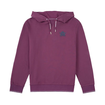 Armani Exchange AE FW21 Red Hoodie with Micro Logo Print 6HZMFA-ZJ5CZ-1306