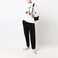 Lookbook Armani Exchange AE FW21 螺絲印花棉質圓領休閒長袖男士上衣 6KZMAW-ZJ6RZ-1100