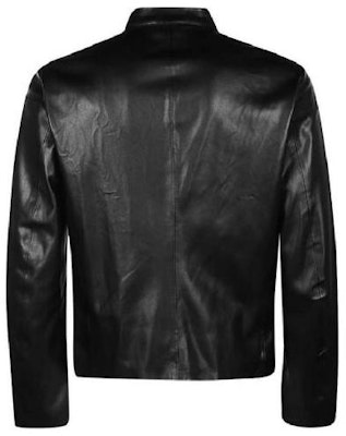 아르마니 익스체인지 AE FW22 블랙 레더 자켓 심플 지퍼 업 디자인 8NZB08-ZNAAZ-1200 Lookbook 아르마니 익스체인지 AE FW22 블랙 레더 자켓 심플 지퍼 업 디자인 8NZB08-ZNAAZ-1200